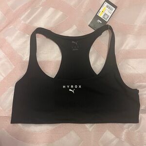 Puma x Hyrox Women's Black Sports Bra -M